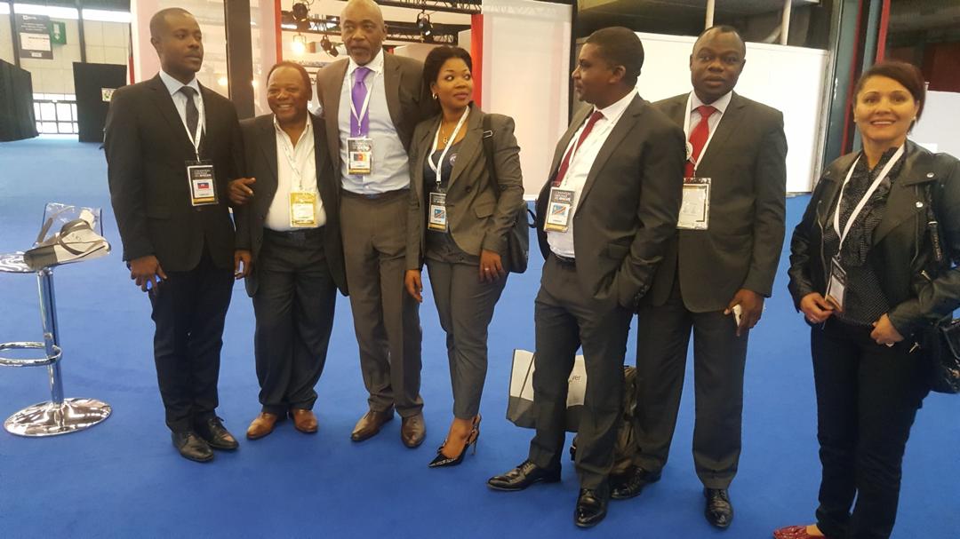 Délégation du cabinet lors d'un forum professionnel international